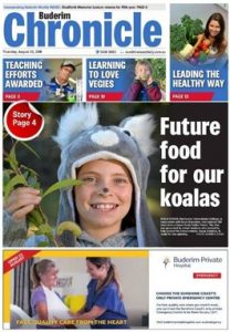 Buderim Chronicle front page